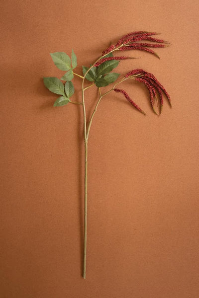 Artificial Crimson amaranthus Spray (Set of 6)