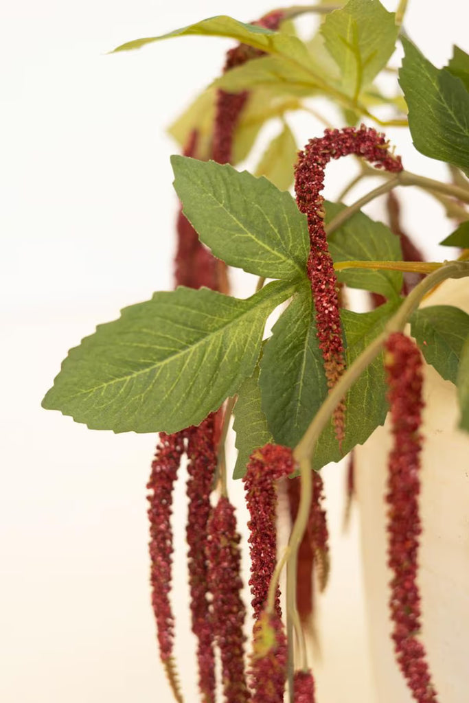 Artificial Crimson amaranthus Spray (Set of 6)