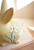 Set of 2 Colorful Faux Concrete Bunnies