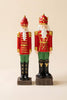 Set of 2 Resin Christmas Soldiers