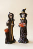 Set of 2 Painted Resin Halloween Grim Reapers