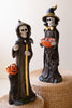 Set of 2 Painted Resin Halloween Grim Reapers