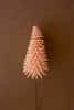 Mini Bottle Brush Trees on a Stem / Pink (Set of 24)