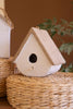 Set of 2 Cement Birdhouses