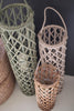 Set of 3 Tall Willow Lanterns with Glass Inserts
