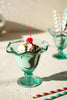 Recycled Glass Ice Cream Dish with Ruffled Edge (Set of 6)