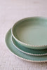 Set of 3 Sea Mist Ceramic Dinner Plate, Salad Plate and Bowl (6 Sets)