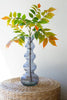 Small Glass Bubble Vase / Blue