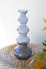 Small Glass Bubble Vase / Blue