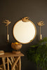 Antique Gold Sparrow Candle Wall Sconces
