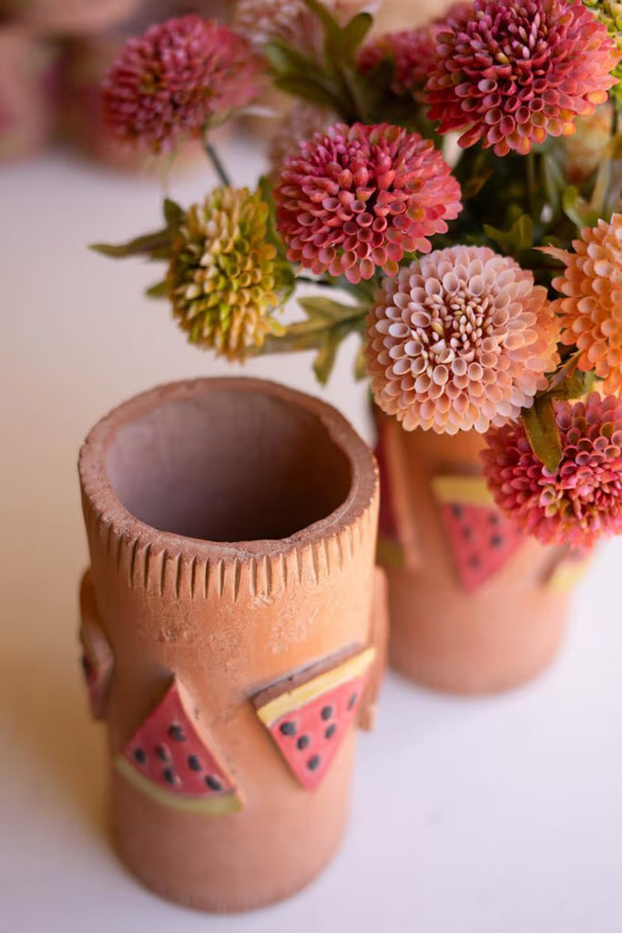 Clay Watermelon Container / Tall (Set of 4)