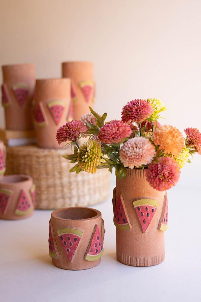 Clay Watermelon Container / Tall (Set of 4)