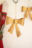 Antique Gold Metal Bow Ornament (Set of 6)