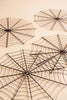 Set of 4 Black Wire Spider Web Placemats