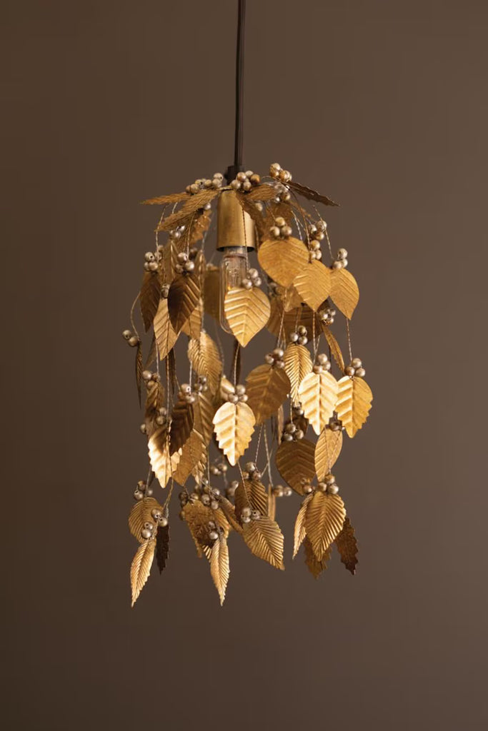 Antique Gold Vines Pendant Light