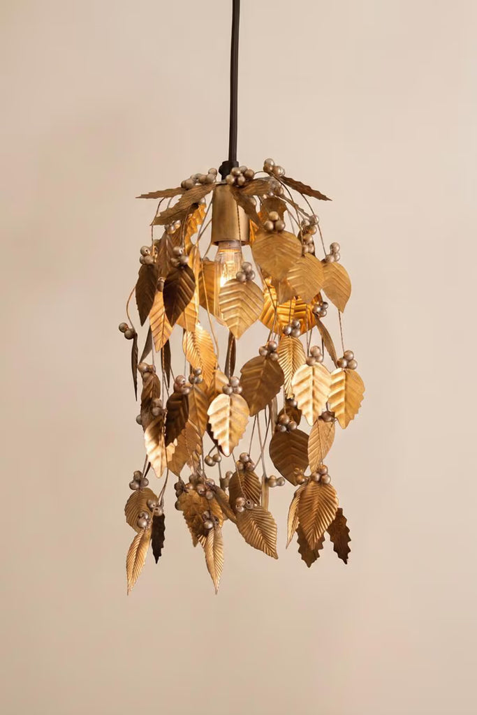 Antique Gold Vines Pendant Light