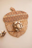 Acacia Wood and Marble Acorn Serving Board
