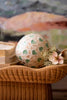 Spun Bamboo Ball with Fan Palm Capiz Shell Detail (Set of 4)