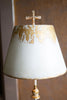 Antique White & Gold Metal Table Lamp - Hearts Attic 