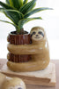 Set Of Two Ceramic Sloth Vases - Hearts Attic 