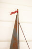 Set Of 2 Painted Metal Sailboat Wall Hangings - Hearts Attic 