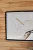 Set Of Two Framed Heron Prints Under Glass - Hearts Attic 
