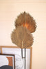 Floor Lamp With Antique Gold Leaves Detail - Hearts Attic 