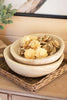 Set Of Two Hand Carved Round Wooden Bowls - Hearts Attic 