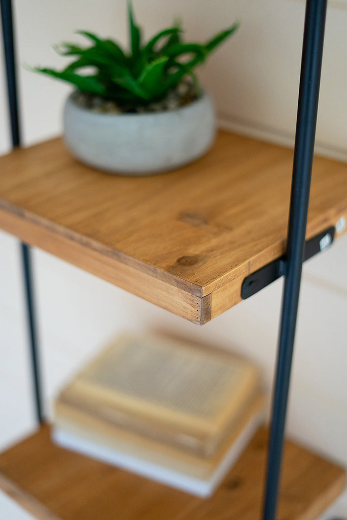 Wall Ladder Three Tiered Shelf - Hearts Attic 