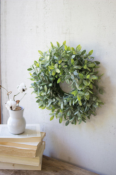 Artificial Sage Wreath 24" Dia. - Hearts Attic 
