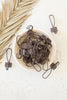 Box Of 24 Rustic Metal Coat Hooks With Screws - Hearts Attic 