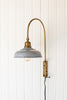 Wall Light With Grey Shade - Hearts Attic 