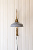 Wall Light With Grey Shade - Hearts Attic 